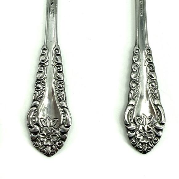 3 Table/Serving Utensils VTG VOISIN FLORAL CONTINENTAL Ladle Butter Knife Spoon - Picture 7 of 13